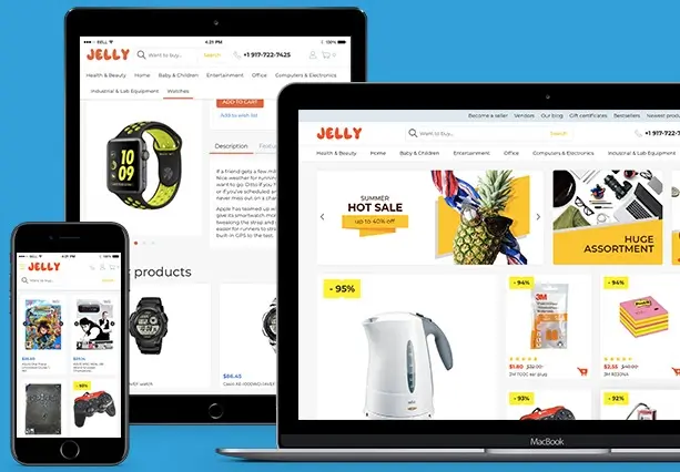 Jelly Theme - simple responsive CS-Cart theme for clean and affordable storefronts