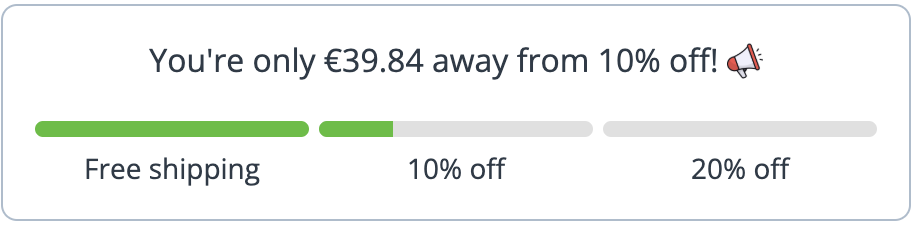 Cart Progress Bar demo